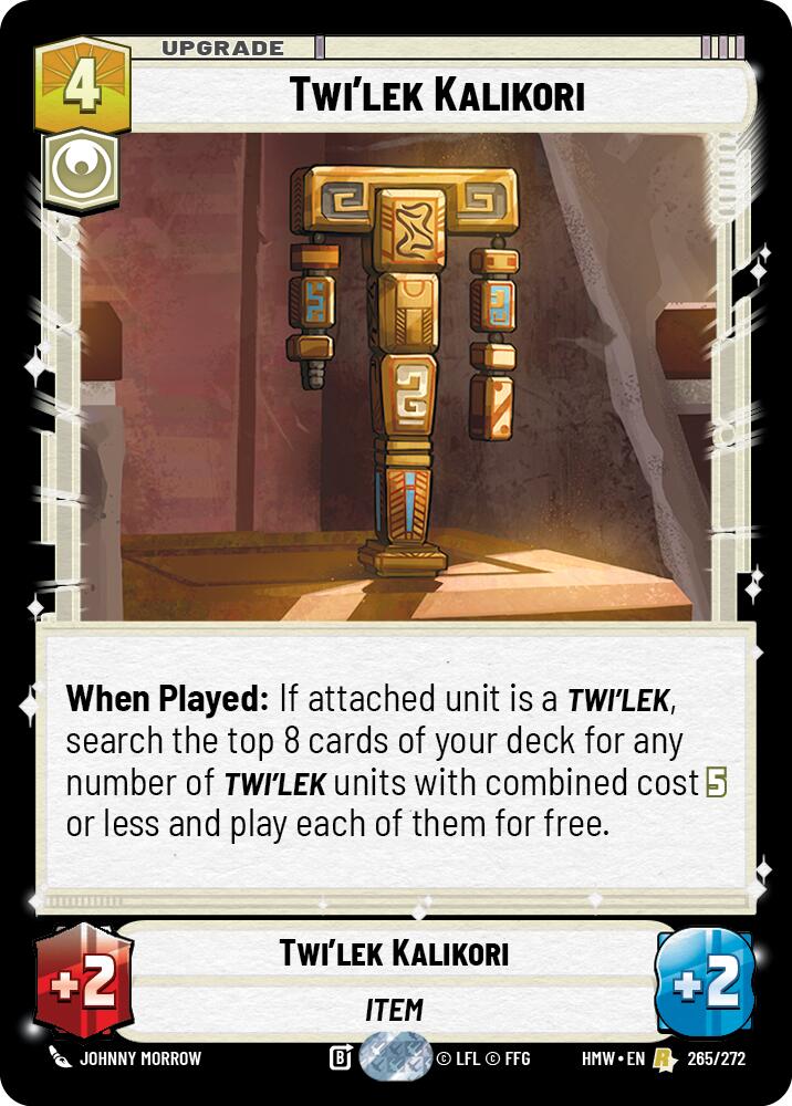 Twi'lek Kalikori (265/272) (265/272) [Homeworlds] | Cards and Coasters CA