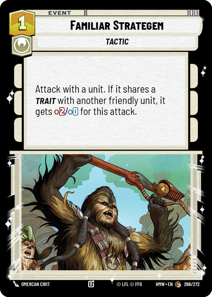 Familiar Strategem (266/272) (266/272) [Homeworlds] | Cards and Coasters CA