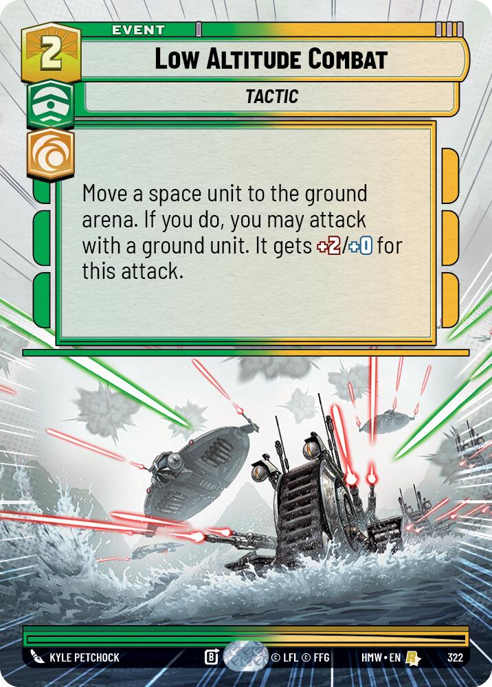 Low Altitude Combat (322) (Hyperspace) (322) [Homeworlds] | Cards and Coasters CA