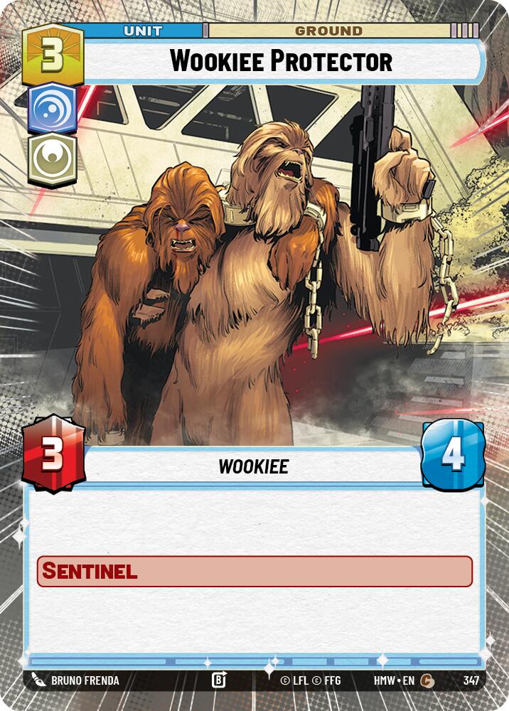 Wookiee Protector (347) (Hyperspace) (347) [Homeworlds] | Cards and Coasters CA