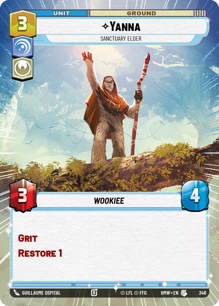 Yanna - Sanctuary Elder (348) (Hyperspace) (348) [Homeworlds] | Cards and Coasters CA