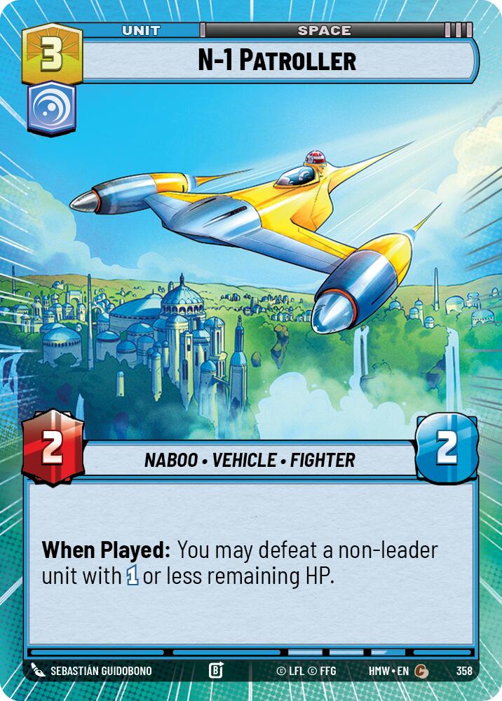 N-1 Patroller (358) (Hyperspace) (358) [Homeworlds] | Cards and Coasters CA