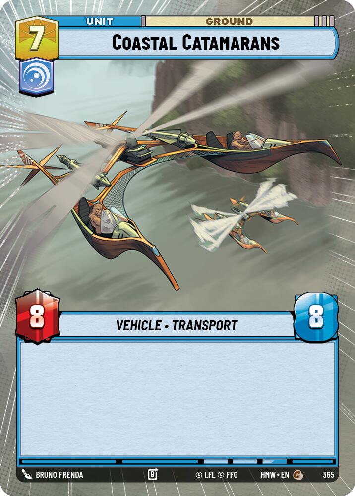 Coastal Catamarans (365) (Hyperspace) (365) [Homeworlds] | Cards and Coasters CA