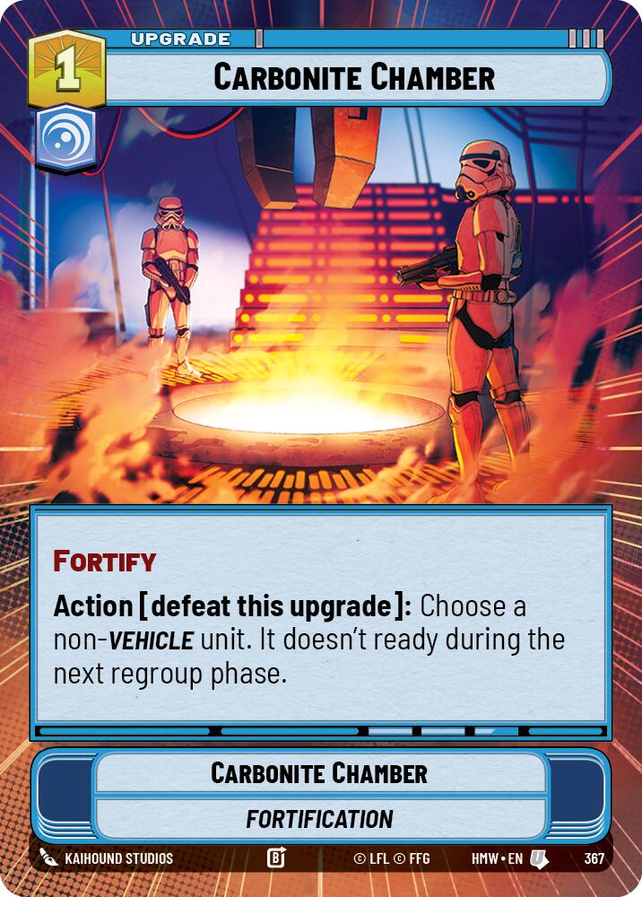 Carbonite Chamber (367) (Hyperspace) (367) [Homeworlds] | Cards and Coasters CA