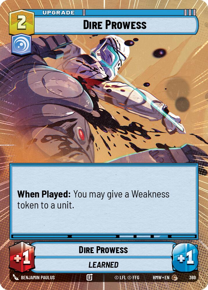 Dire Prowess (369) (Hyperspace) (369) [Homeworlds] | Cards and Coasters CA