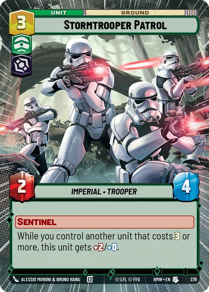 Stormtrooper Patrol (379) (Hyperspace) (379) [Homeworlds] | Cards and Coasters CA