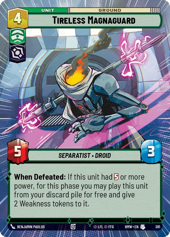 Tireless Magnaguard (381) (Hyperspace) (381) [Homeworlds] | Cards and Coasters CA