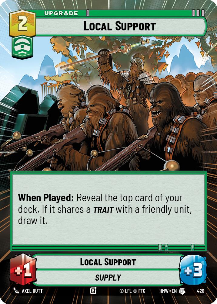 Local Support (420) (Hyperspace) (420) [Homeworlds] | Cards and Coasters CA
