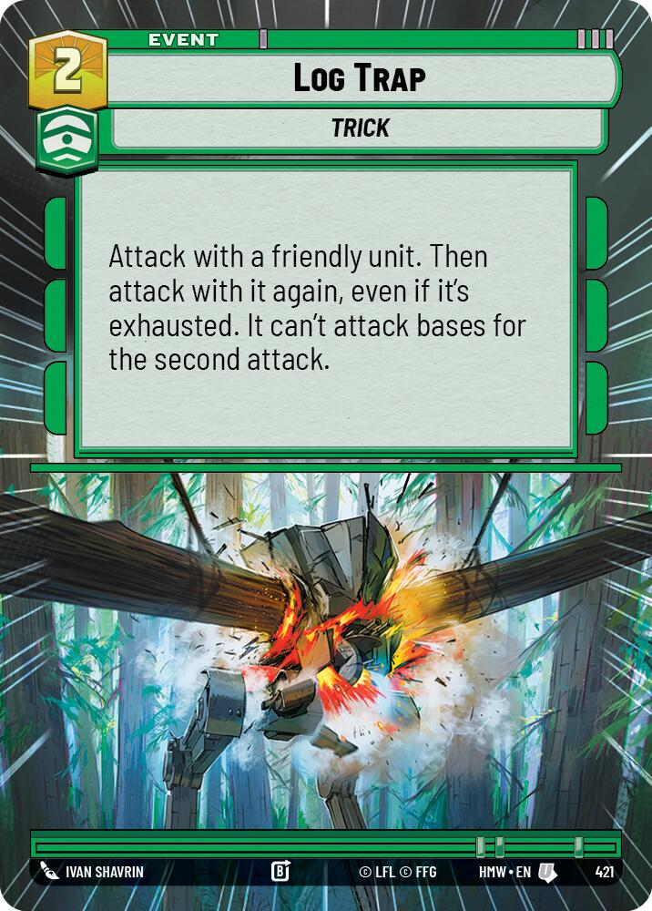 Log Trap (421) (Hyperspace) (421) [Homeworlds] | Cards and Coasters CA