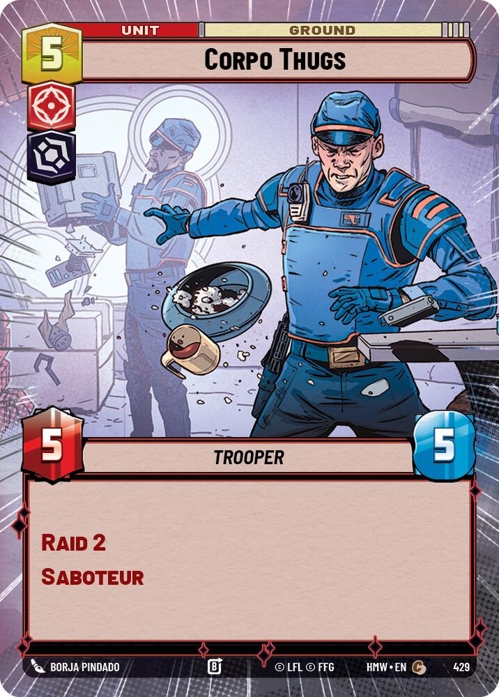 Corpo Thugs (429) (Hyperspace) (429) [Homeworlds] | Cards and Coasters CA