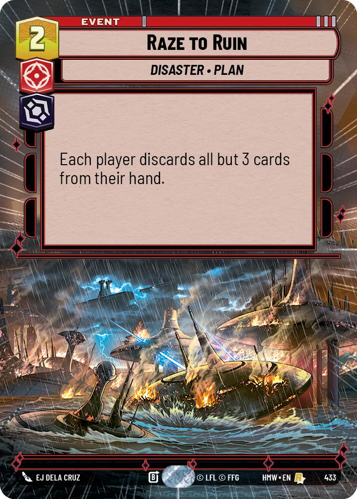 Raze to Ruin (433) (Hyperspace) (433) [Homeworlds] | Cards and Coasters CA
