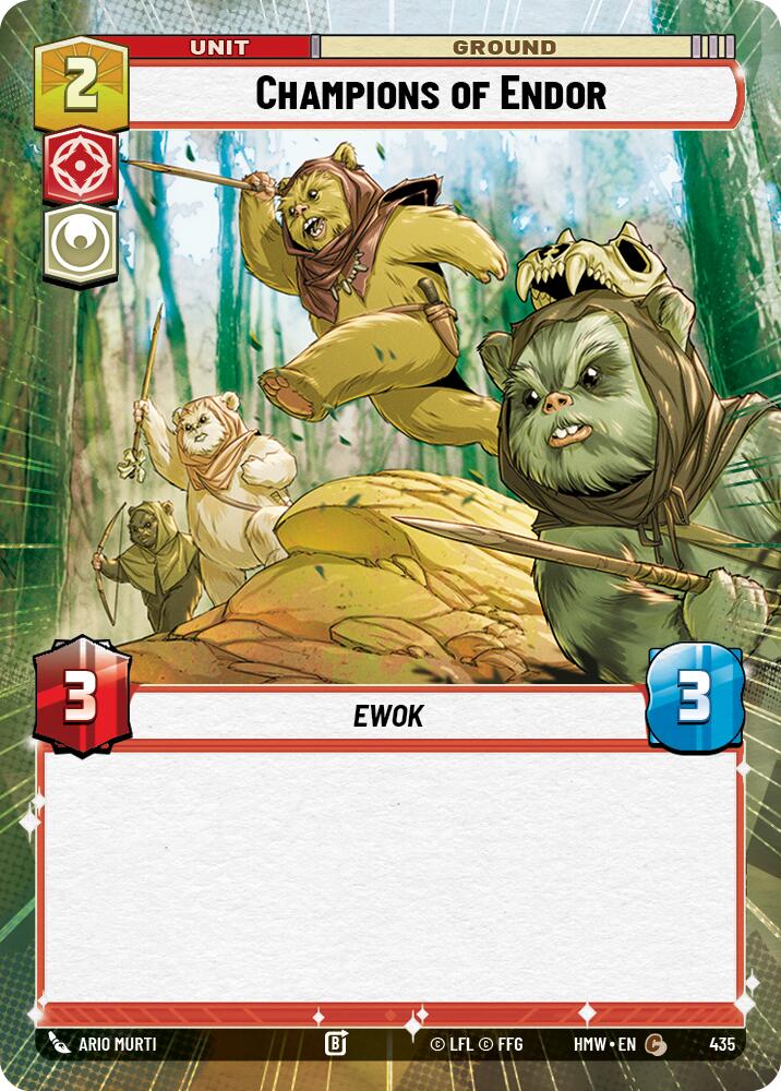Champions of Endor (435) (Hyperspace) (435) [Homeworlds] | Cards and Coasters CA