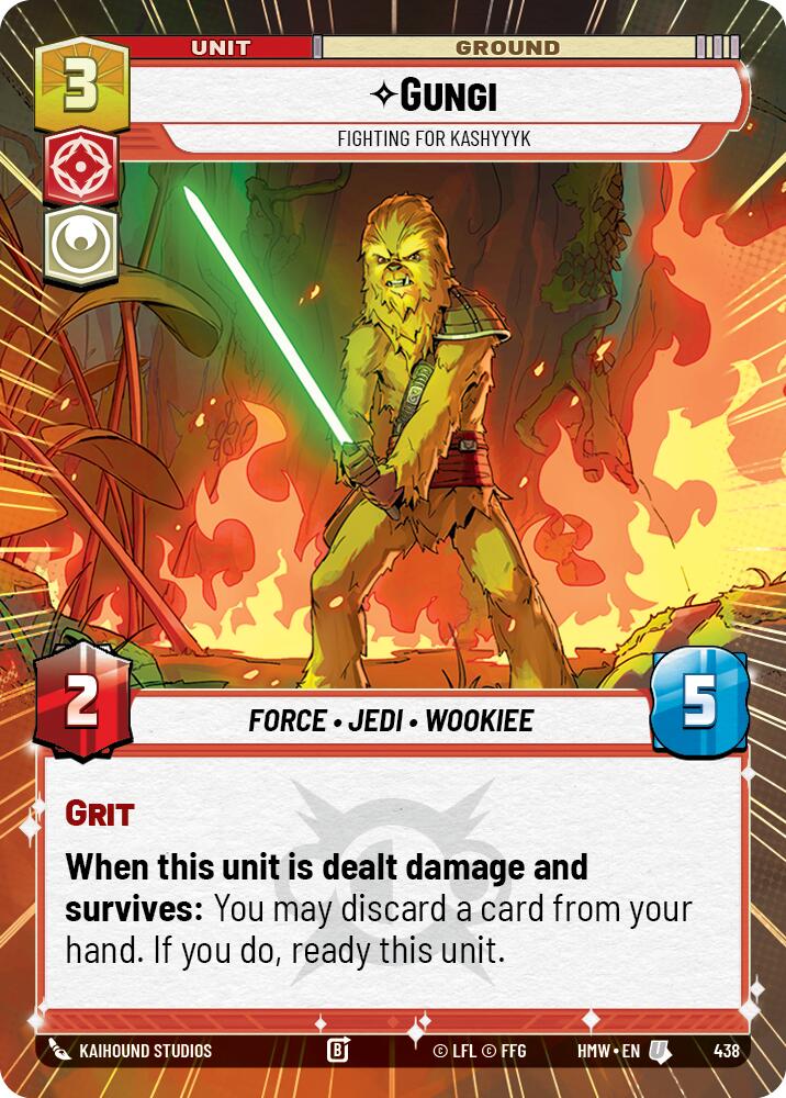 Gungi - Fighting for Kashyyyk (438) (Hyperspace) (438) [Homeworlds] | Cards and Coasters CA