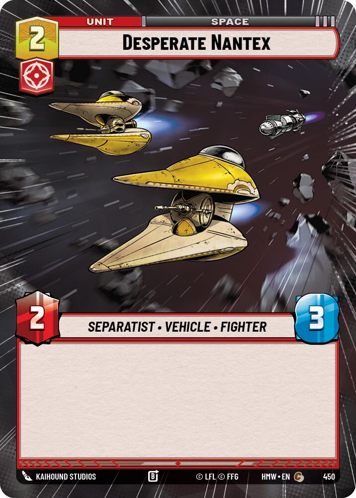 Desperate Nantex (450) (Hyperspace) (450) [Homeworlds] | Cards and Coasters CA