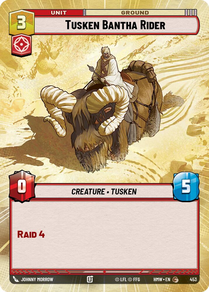 Tusken Bantha Rider (453) (Hyperspace) (453) [Homeworlds] | Cards and Coasters CA
