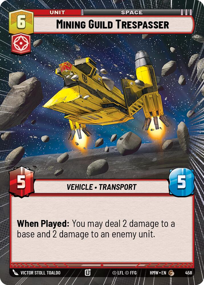 Mining Guild Trespasser (458) (Hyperspace) (458) [Homeworlds] | Cards and Coasters CA