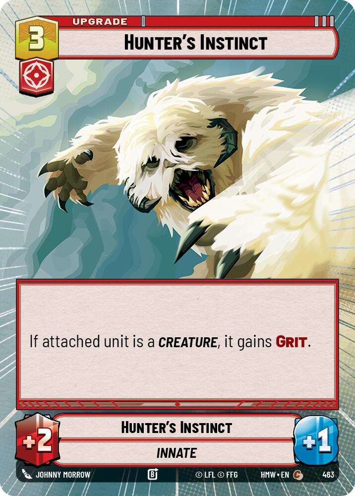 Hunter's Instinct (463) (Hyperspace) (463) [Homeworlds] | Cards and Coasters CA