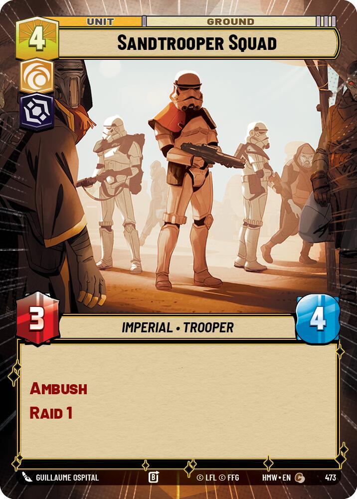 Sandtrooper Squad (473) (Hyperspace) (473) [Homeworlds] | Cards and Coasters CA