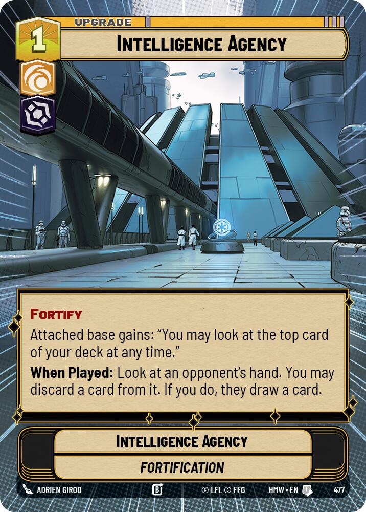 Intelligence Agency (477) (Hyperspace) (477) [Homeworlds] | Cards and Coasters CA