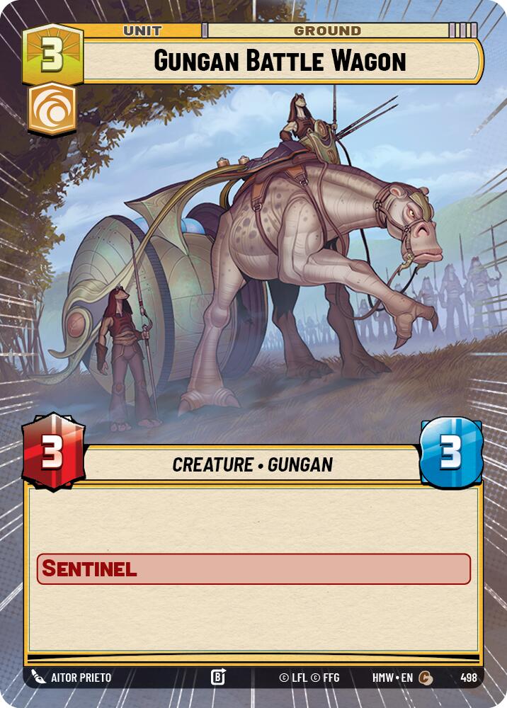 Gungan Battle Wagon (498) (Hyperspace) (498) [Homeworlds] | Cards and Coasters CA