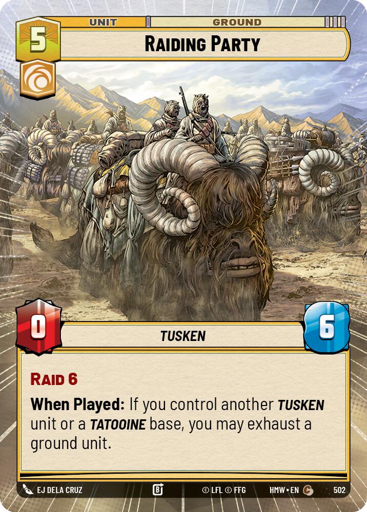 Raiding Party (502) (Hyperspace) (502) [Homeworlds] | Cards and Coasters CA