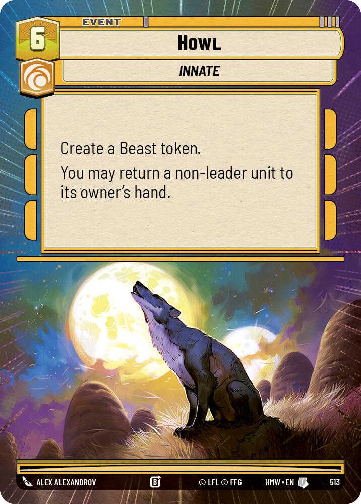 Howl (513) (Hyperspace) (513) [Homeworlds] | Cards and Coasters CA
