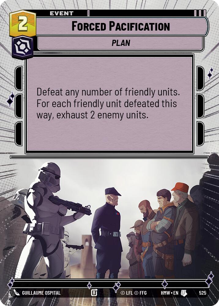 Forced Pacification (525) (Hyperspace) (525) [Homeworlds] | Cards and Coasters CA