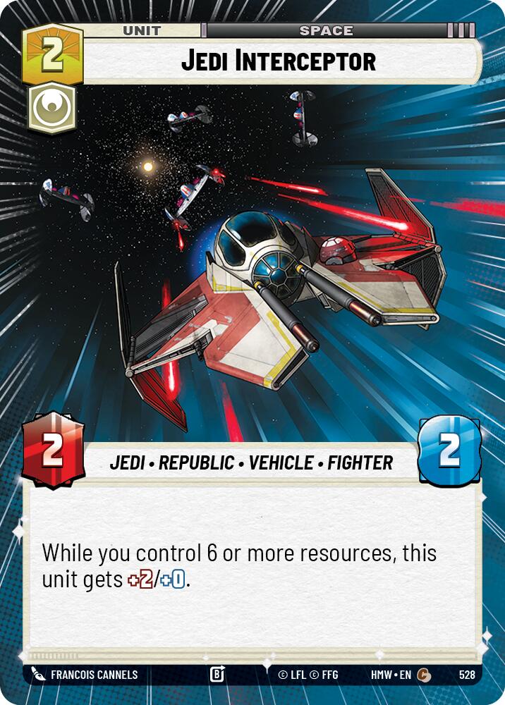 Jedi Interceptor (528) (Hyperspace) (528) [Homeworlds] | Cards and Coasters CA