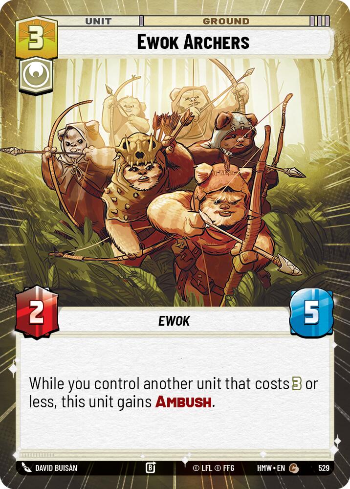 Ewok Archers (529) (Hyperspace) (529) [Homeworlds] | Cards and Coasters CA