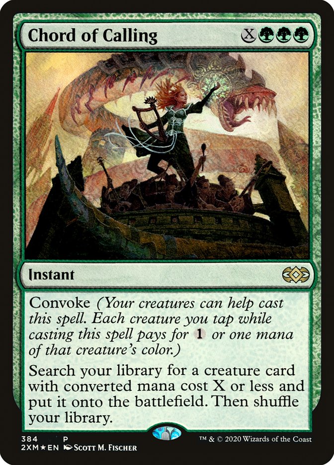 Chord of Calling [Double Masters Promos] | Cards and Coasters CA