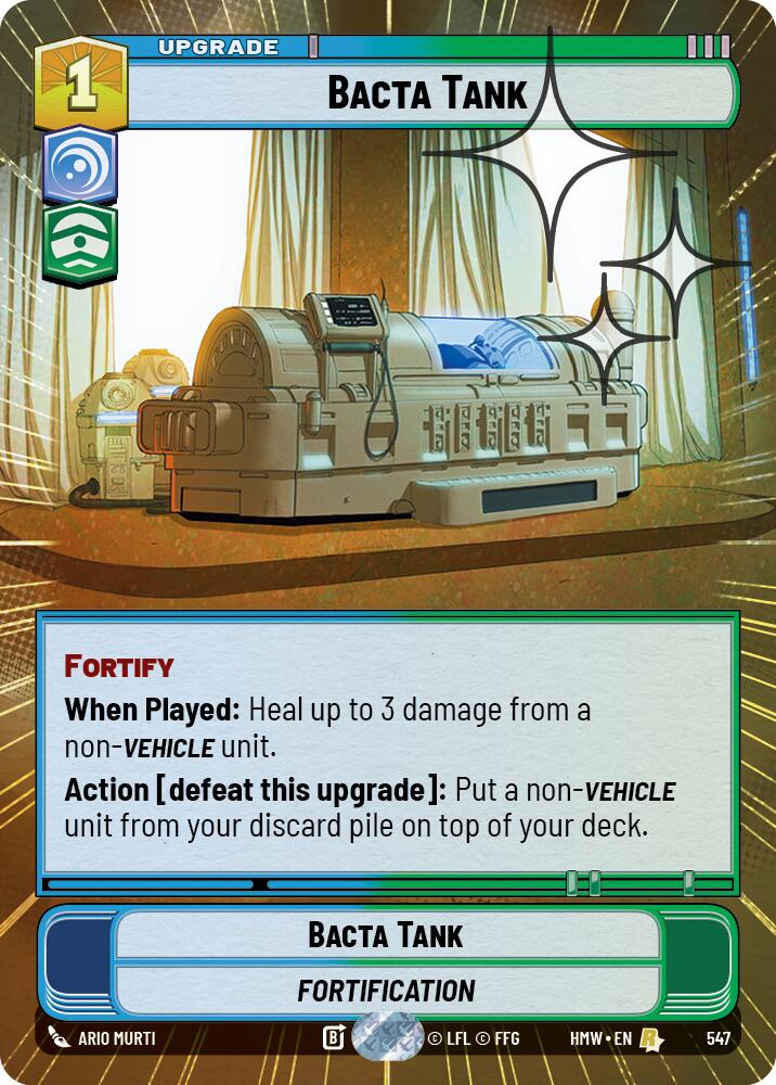 Bacta Tank (547) (Hyperspace Foil) (547) [Homeworlds] | Cards and Coasters CA