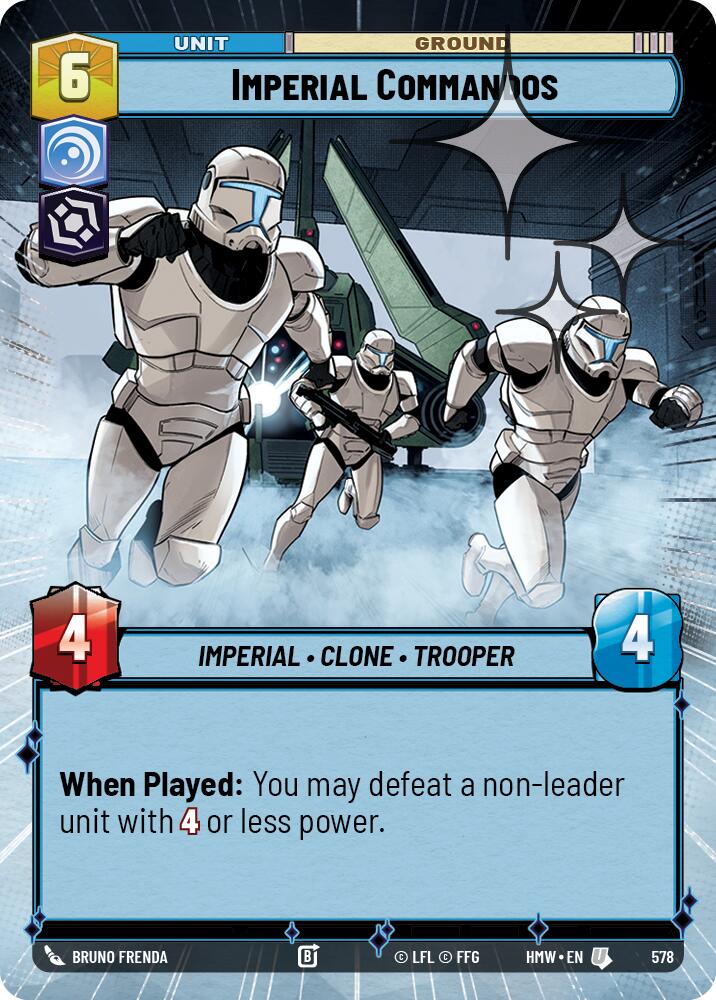 Imperial Commandos (578) (Hyperspace Foil) (578) [Homeworlds] | Cards and Coasters CA