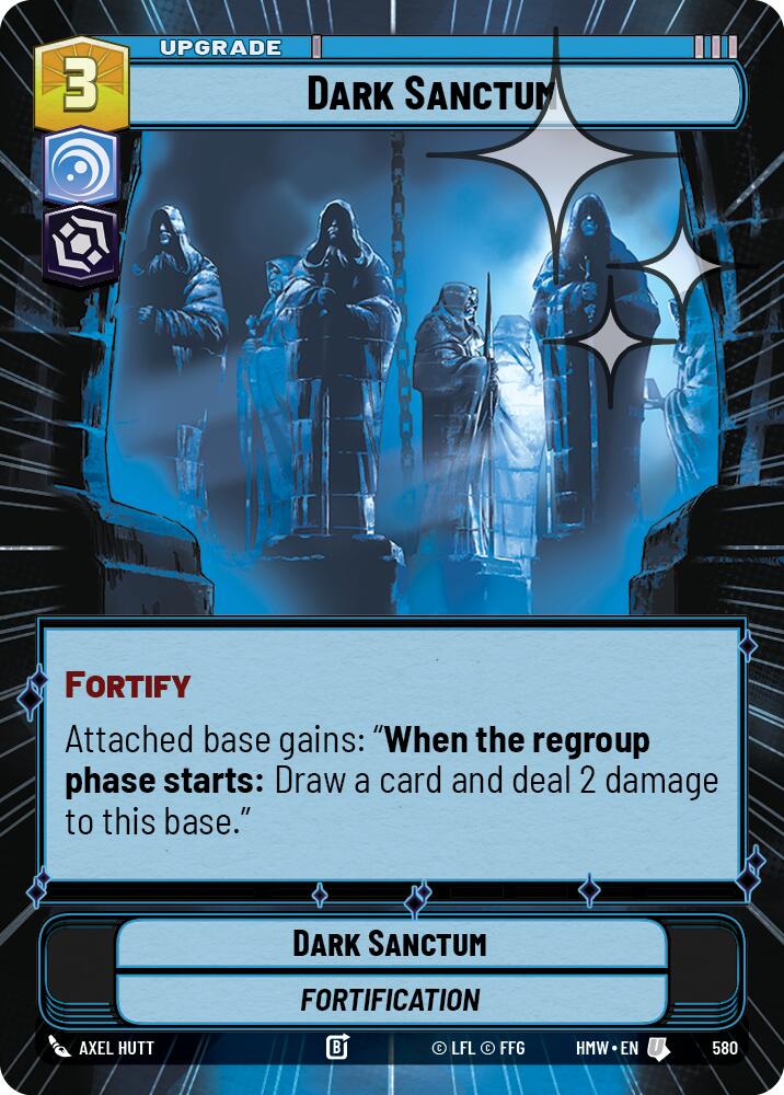 Dark Sanctum (580) (Hyperspace Foil) (580) [Homeworlds] | Cards and Coasters CA