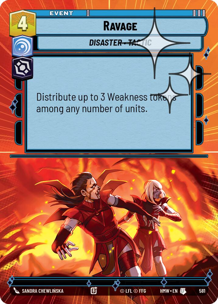 Ravage (581) (Hyperspace Foil) (581) [Homeworlds] | Cards and Coasters CA