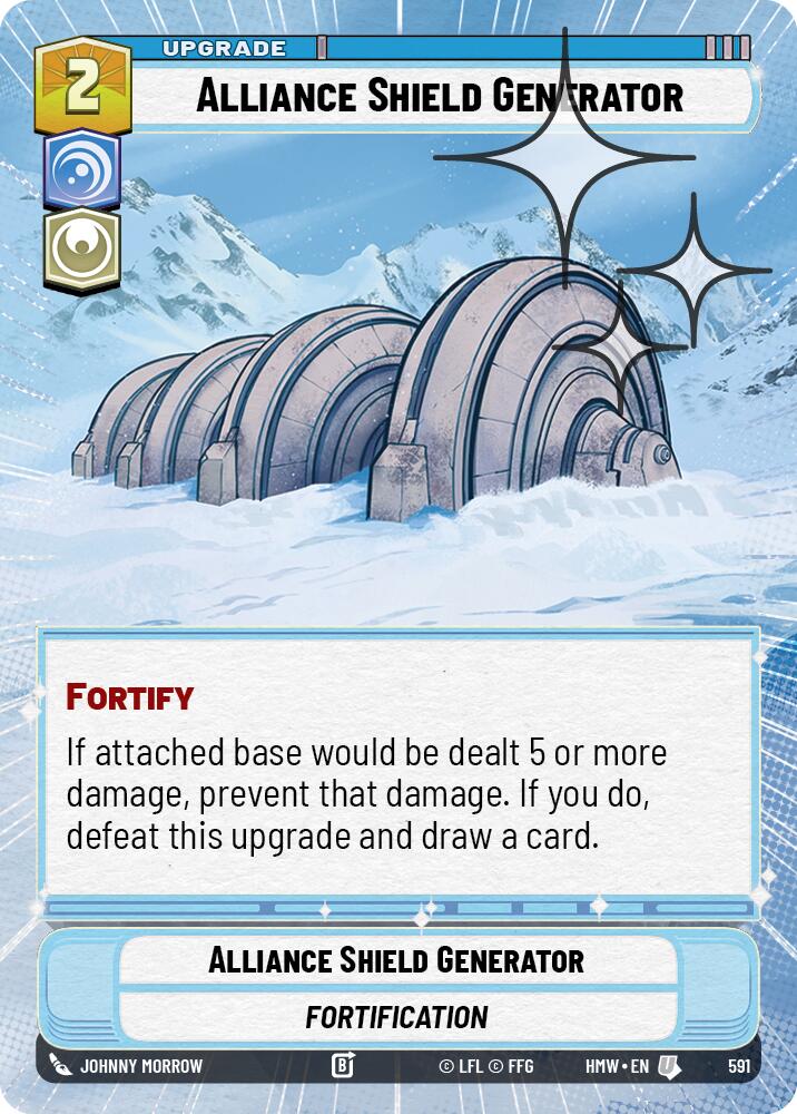 Alliance Shield Generator (591) (Hyperspace Foil) (591) [Homeworlds] | Cards and Coasters CA