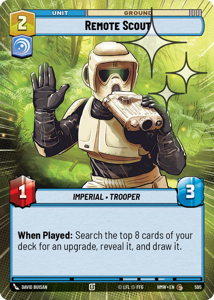 Remote Scout (595) (Hyperspace Foil) (595) [Homeworlds] | Cards and Coasters CA