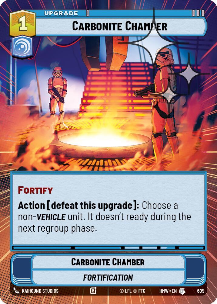 Carbonite Chamber (605) (Hyperspace Foil) (605) [Homeworlds] | Cards and Coasters CA