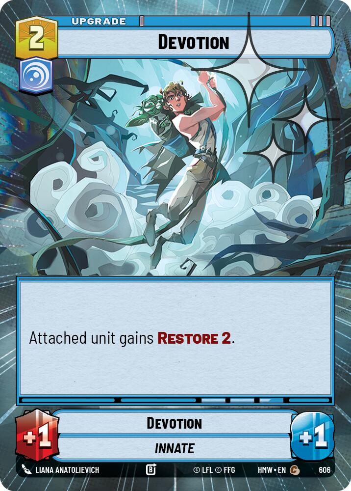 Devotion (606) (Hyperspace Foil) (606) [Homeworlds] | Cards and Coasters CA