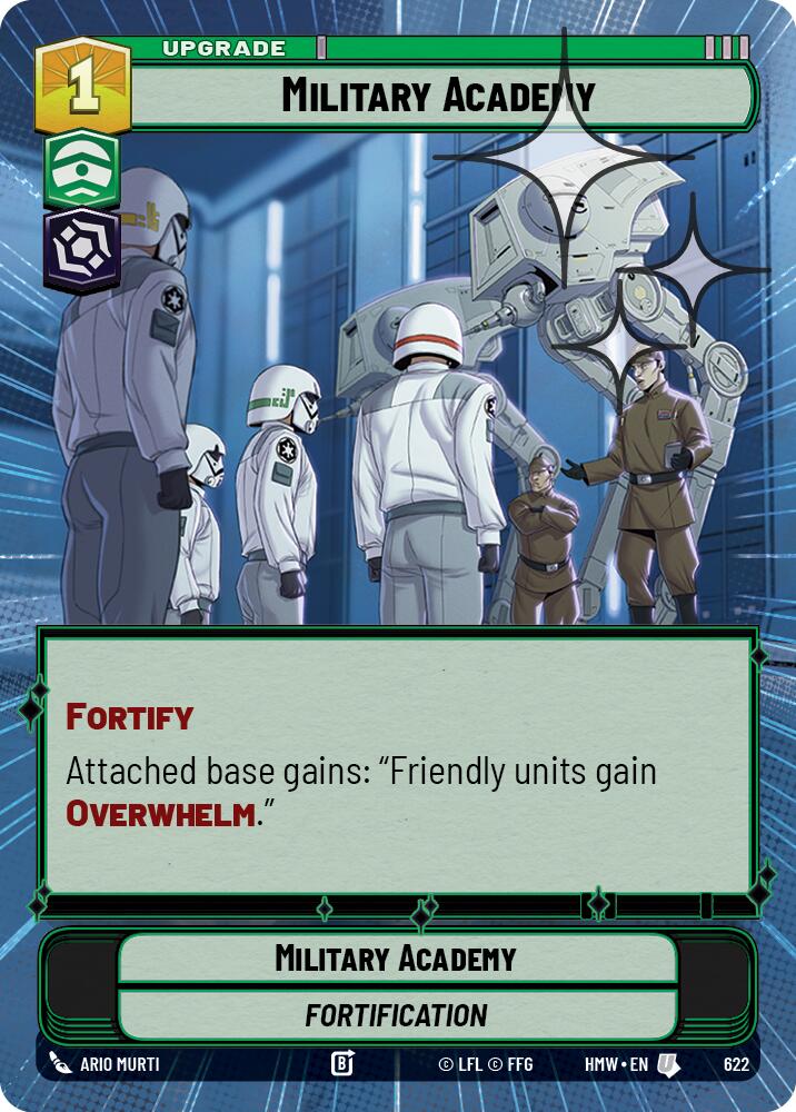 Military Academy (622) (Hyperspace Foil) (622) [Homeworlds] | Cards and Coasters CA