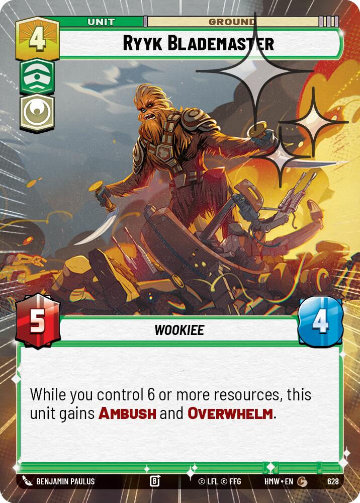 Ryyk Blademaster (628) (Hyperspace Foil) (628) [Homeworlds] | Cards and Coasters CA