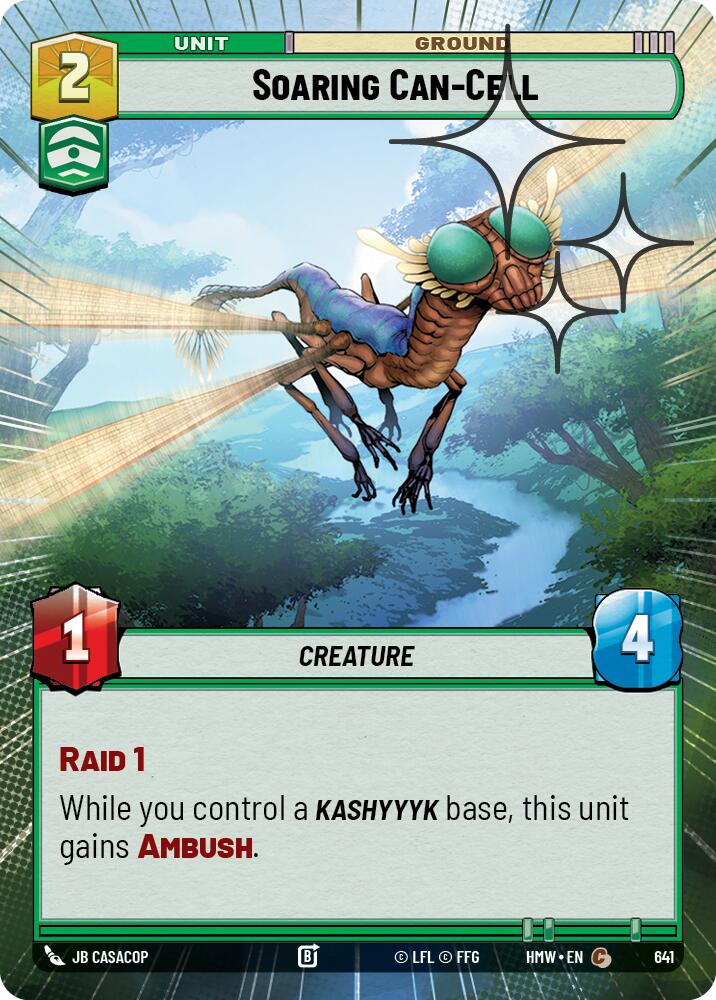 Soaring Can-Cell (641) (Hyperspace Foil) (641) [Homeworlds] | Cards and Coasters CA