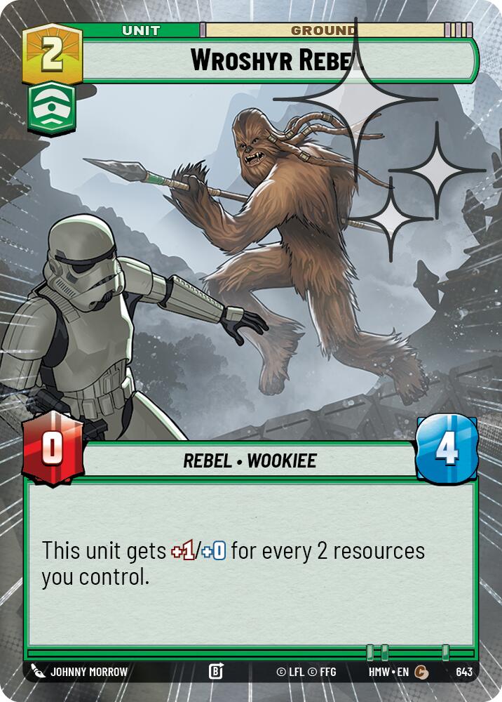 Wroshyr Rebel (643) (Hyperspace Foil) (643) [Homeworlds] | Cards and Coasters CA