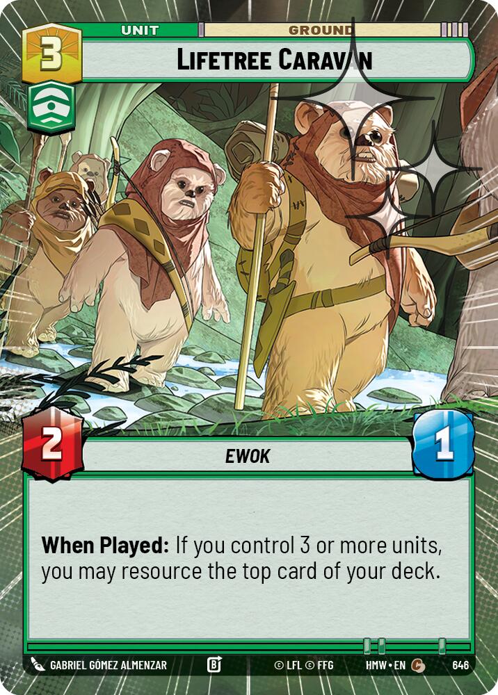 Lifetree Caravan (646) (Hyperspace Foil) (646) [Homeworlds] | Cards and Coasters CA