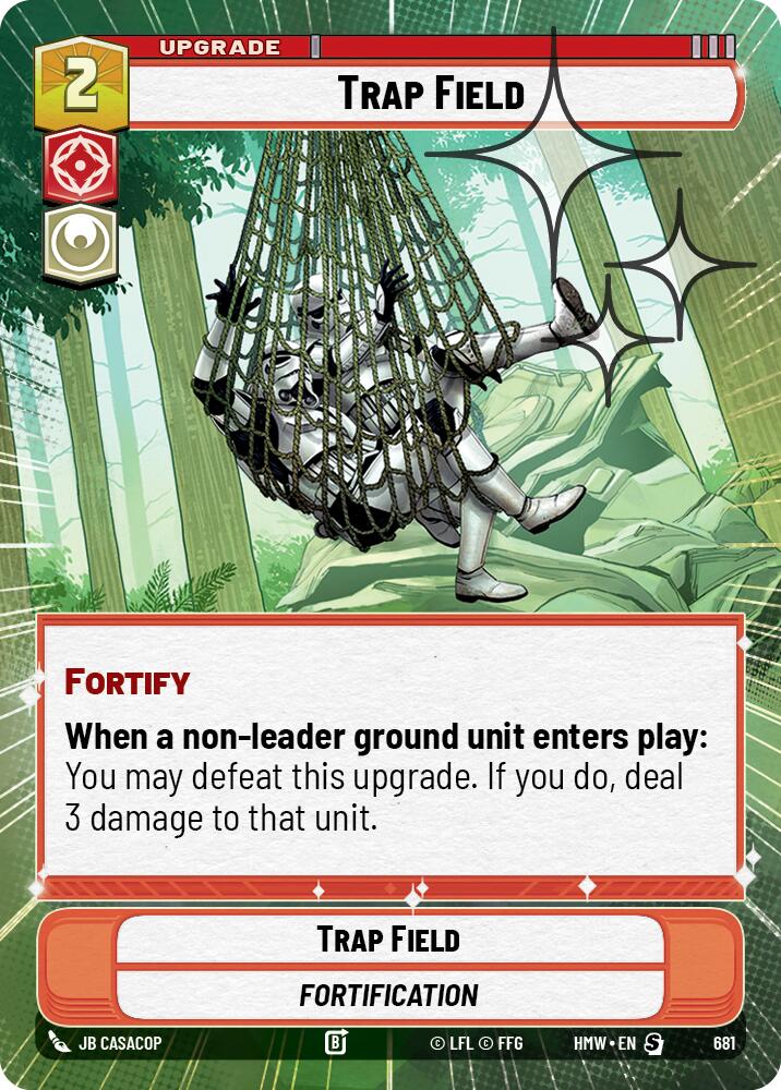 Trap Field (681) (Hyperspace Foil) (681) [Homeworlds] | Cards and Coasters CA