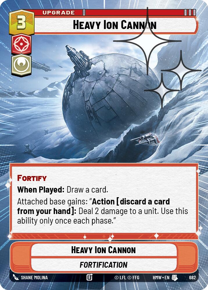 Heavy Ion Cannon (682) (Hyperspace Foil) (682) [Homeworlds] | Cards and Coasters CA
