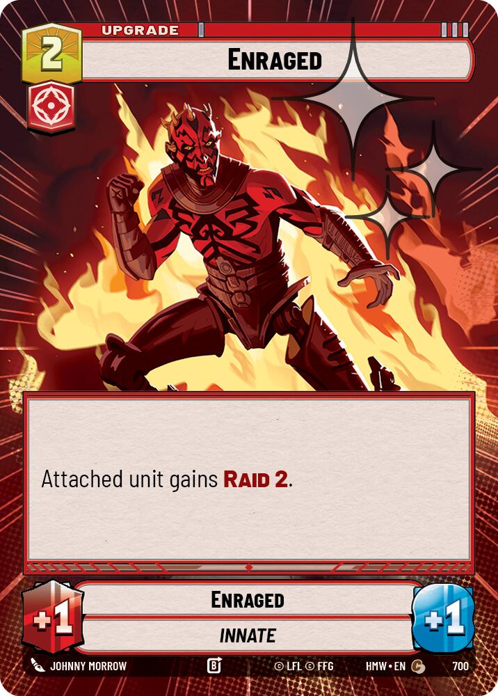 Enraged (700) (Hyperspace Foil) (700) [Homeworlds] | Cards and Coasters CA