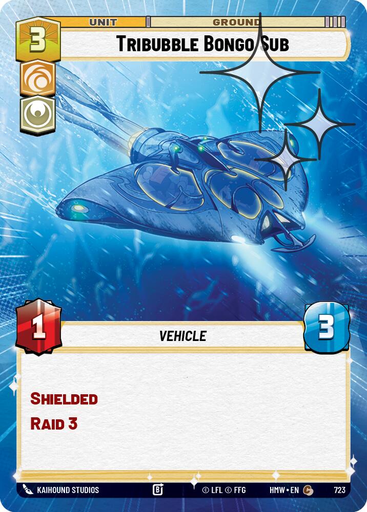 Tribubble Bongo Sub (723) (Hyperspace Foil) (723) [Homeworlds] | Cards and Coasters CA