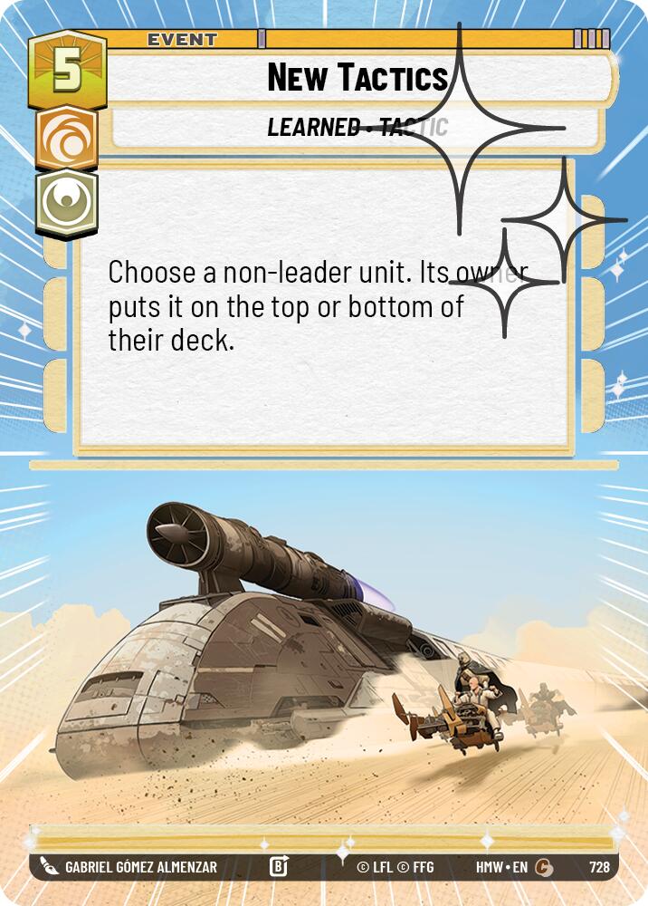 New Tactics (728) (Hyperspace Foil) (728) [Homeworlds] | Cards and Coasters CA