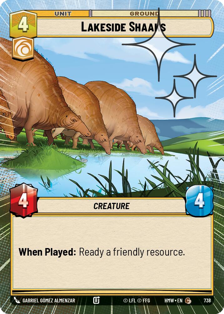 Lakeside Shaaks (738) (Hyperspace Foil) (738) [Homeworlds] | Cards and Coasters CA
