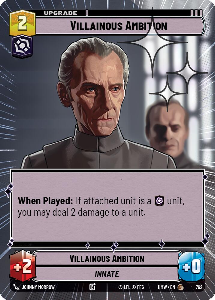 Villainous Ambition (762) (Hyperspace Foil) (762) [Homeworlds] | Cards and Coasters CA